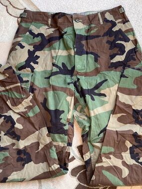 Military BDU’s Camouflage Pants - Light Woodland Camo